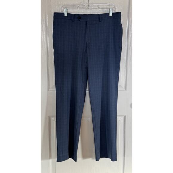 Ralph Lauren Dress Pants Men's 33x30 Regular Fit Stretch Navy Slacks - Picture 1 of 8